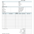 Pro Forma Spreadsheet Regarding Free Proforma Invoice Template  Download