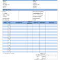 Pro Forma Spreadsheet With Proforma Invoice Format In Excel