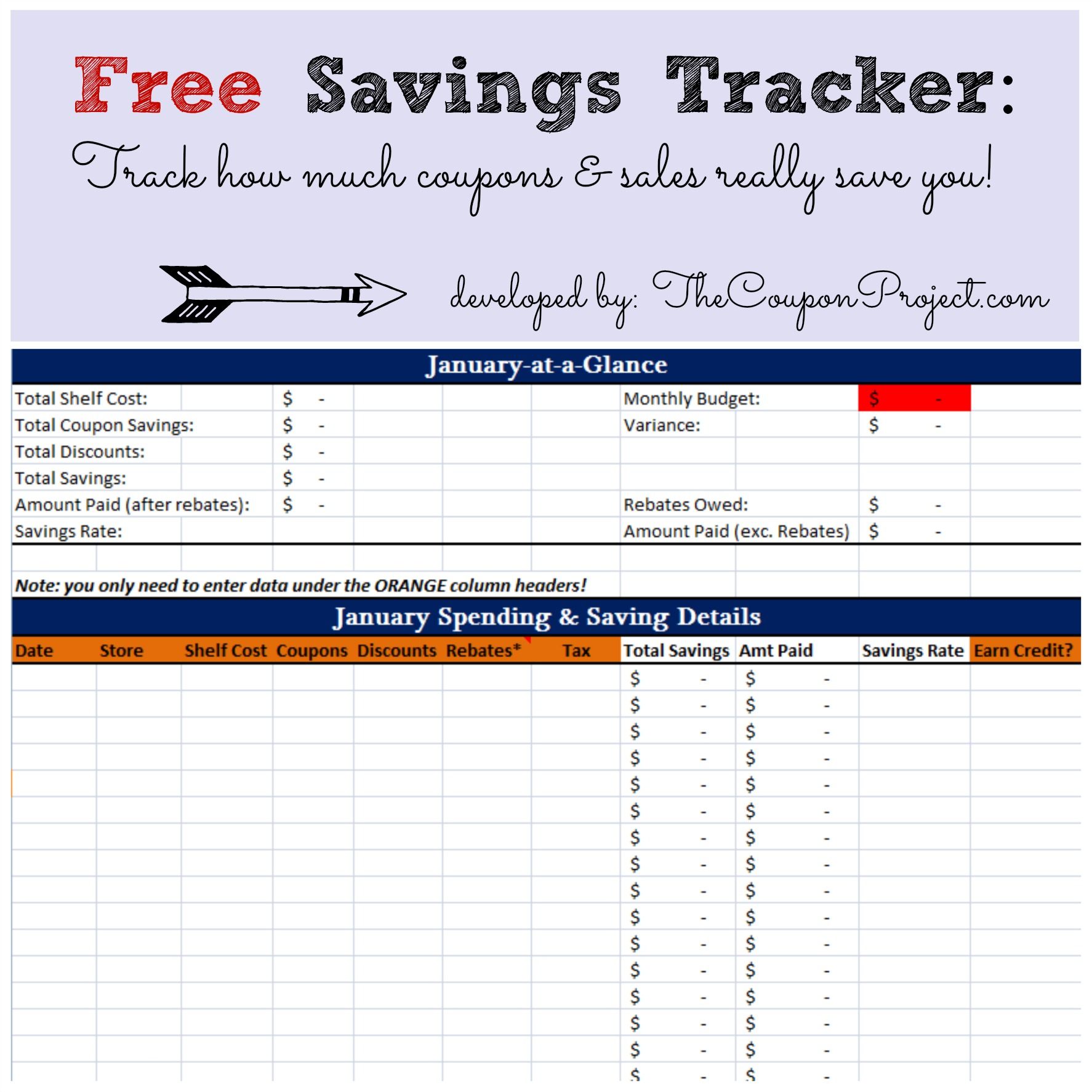 Procurement Savings Spreadsheet Within Savingstracker Perfect Savings Spreadsheet  Resourcesaver