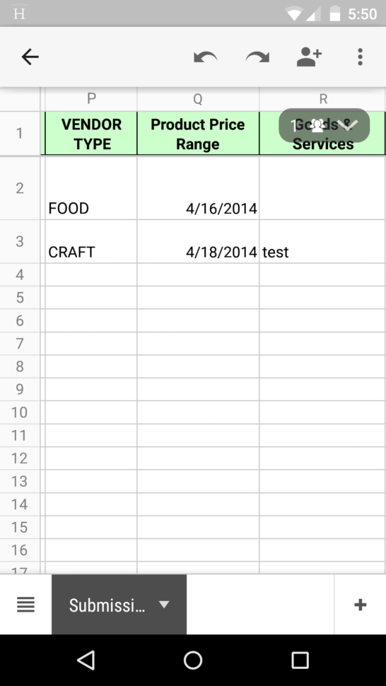 Product Pricing Spreadsheet Regarding Google Spreadsheet Displays The Fancy Range Slidr Widget Submission