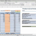 Product Pricing Spreadsheet Regarding Product Pricing Spreadsheet  Aljererlotgd