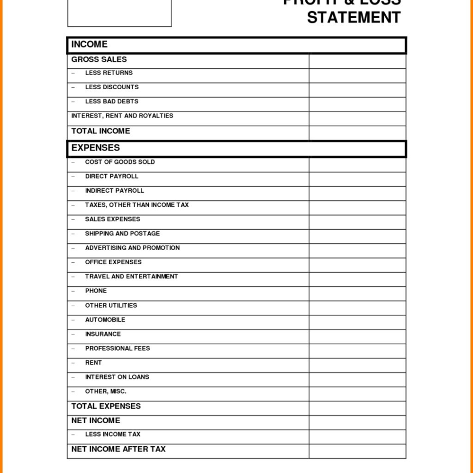 Profit And Loss Spreadsheet Uk Inside Free Profit And Loss Template Uk Archives  Stalinsektionen Docs