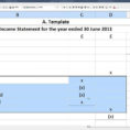 Profit And Loss Statement Excel Spreadsheet For Spreadsheet Examples Profit Loss Template Google Docs Unique Simple
