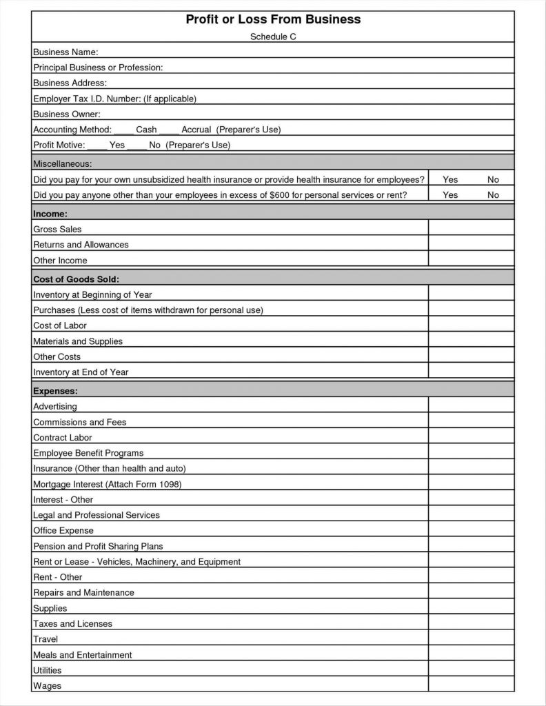 Profit Sharing Formula Spreadsheet for Business Profit And Loss Forecast Template With Plan Plus Small