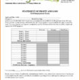Profit Spreadsheet With Profit And Loss Sheet Template Spreadsheet Templates Excel