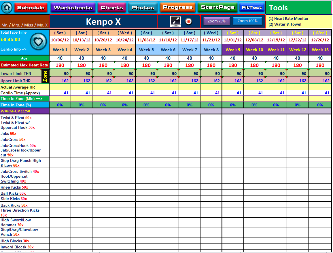 excel student progress tracker template