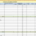 Project Cost Estimate Spreadsheet Within Home Renovation Cost Estimator Spreadsheet Sheet Residential