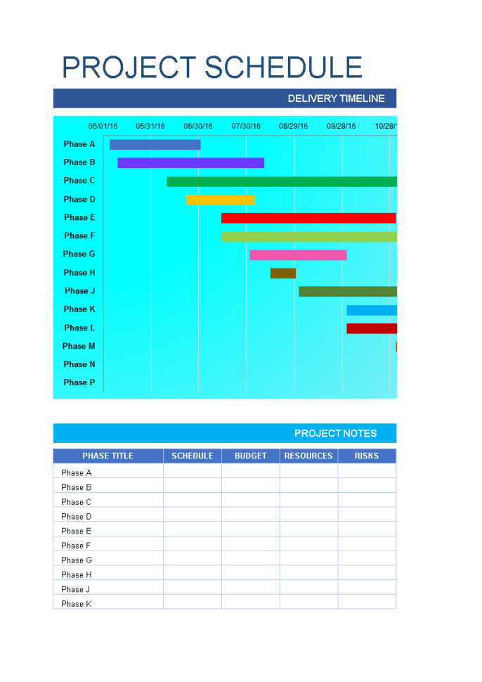Project Schedule Spreadsheet With Free Project Schedule Excel Spreadsheet Template  Templates At