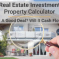 Property Development Cash Flow Spreadsheet Throughout Real Estate Calculator For Analyzing Investment Property