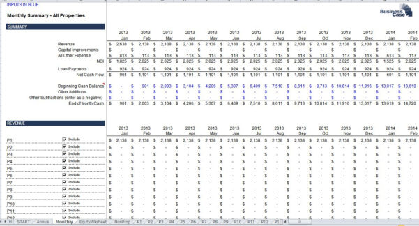 Property Development Spreadsheet Template Google Spreadshee property ...