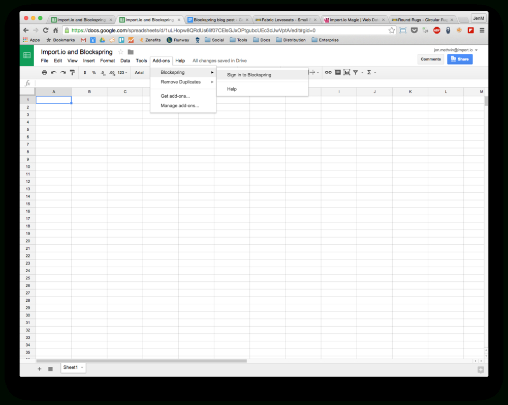Pull Data From Website Into Google Spreadsheet In How To Get Live Web Data Into A Spreadsheet Without Ever Leaving