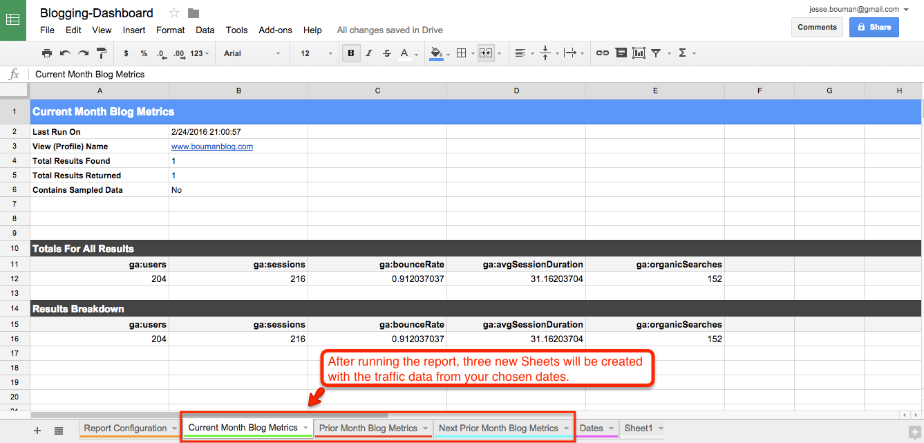 Pull Data From Website Into Google Spreadsheet Within How To Create A Custom Business Analytics Dashboard With Google
