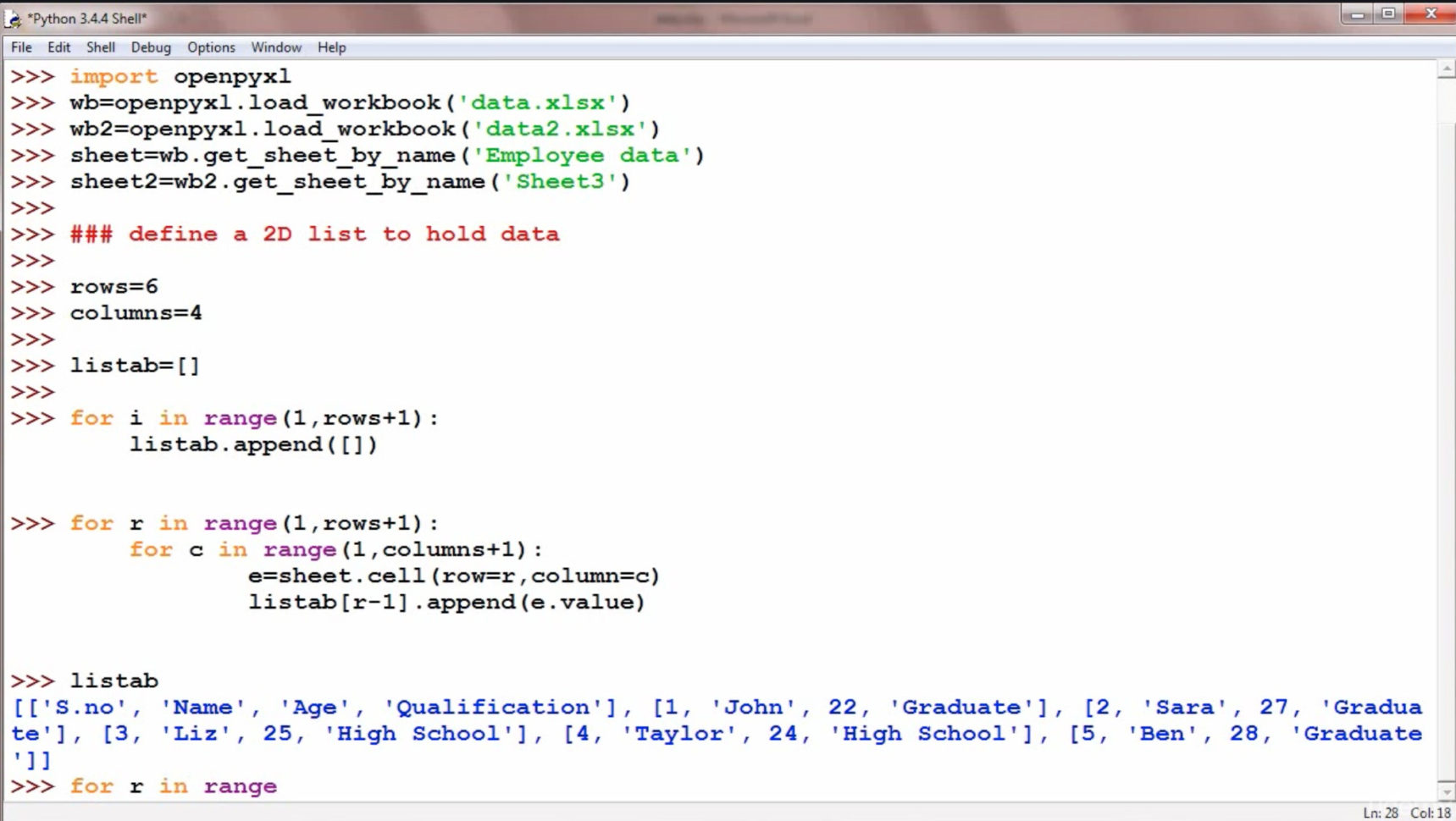 matlab read excel spreadsheet