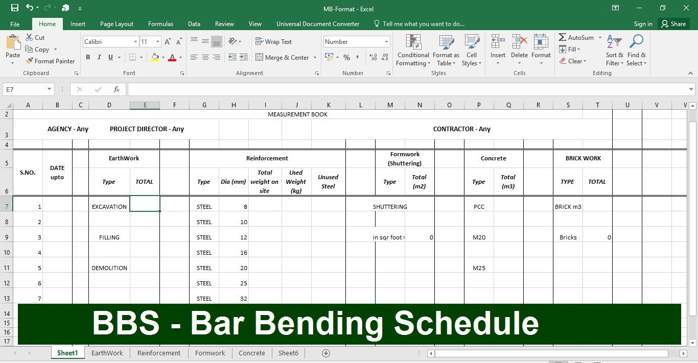 Quantity Surveyor Excel Spreadsheets Intended For How To Make Bbs In Excel Sheet Download Sample File Of Bbs