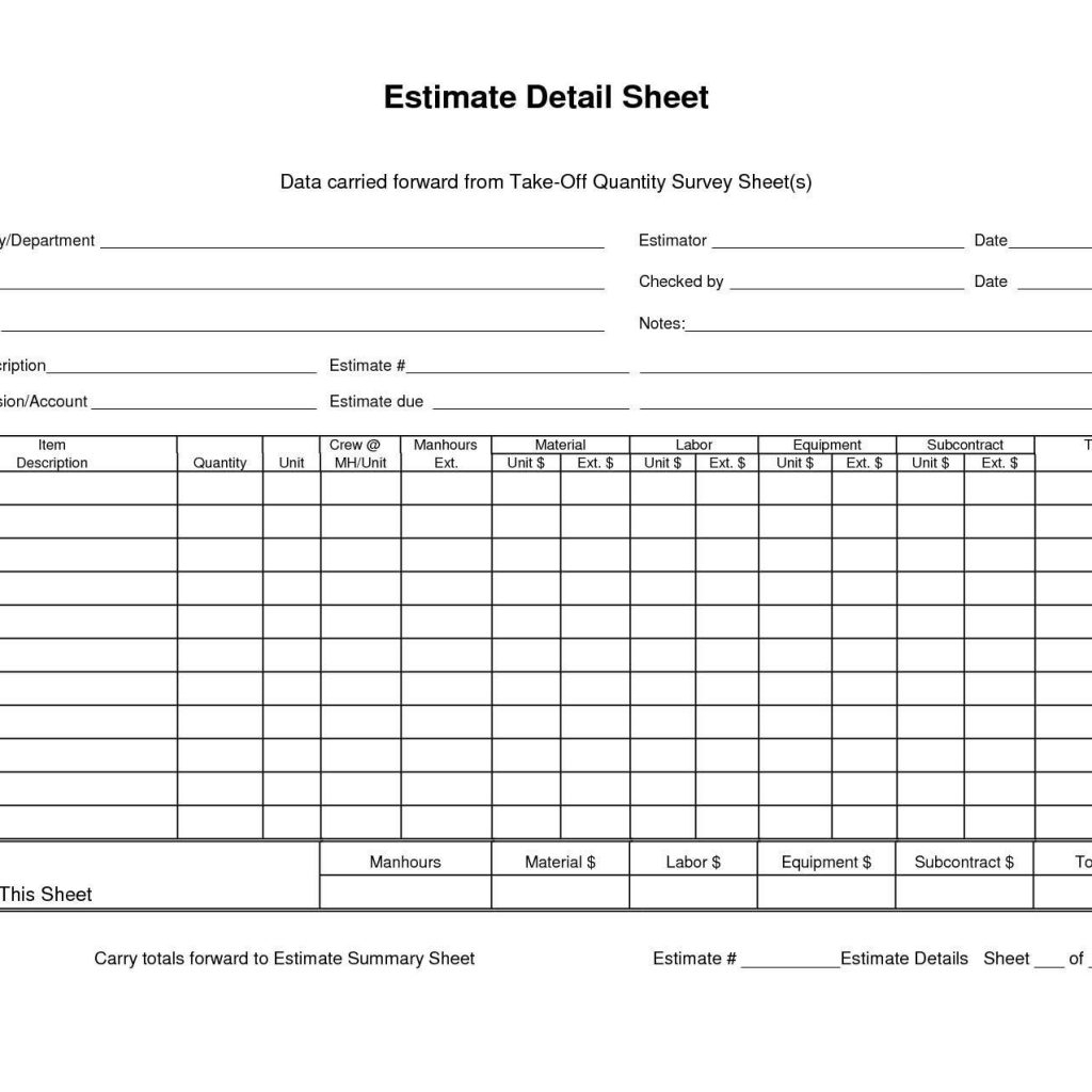 Quantity Surveyor Excel Spreadsheets With Taking Off Sheet Quantity Surveying Pdf And Construction Quantity