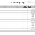 Reading Log Spreadsheet In Book Logs  Kasare.annafora.co