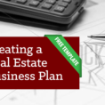 Real Estate Business Planning Spreadsheet With Creating A Real Estate Business Plan: Free Template  Placester