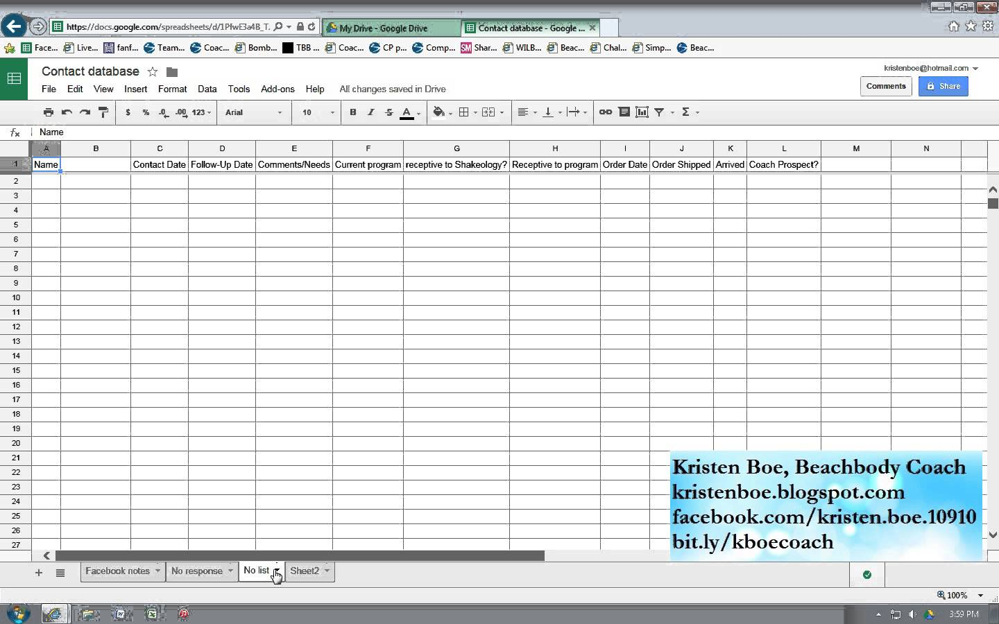 Real Estate Client Database Excel Template
