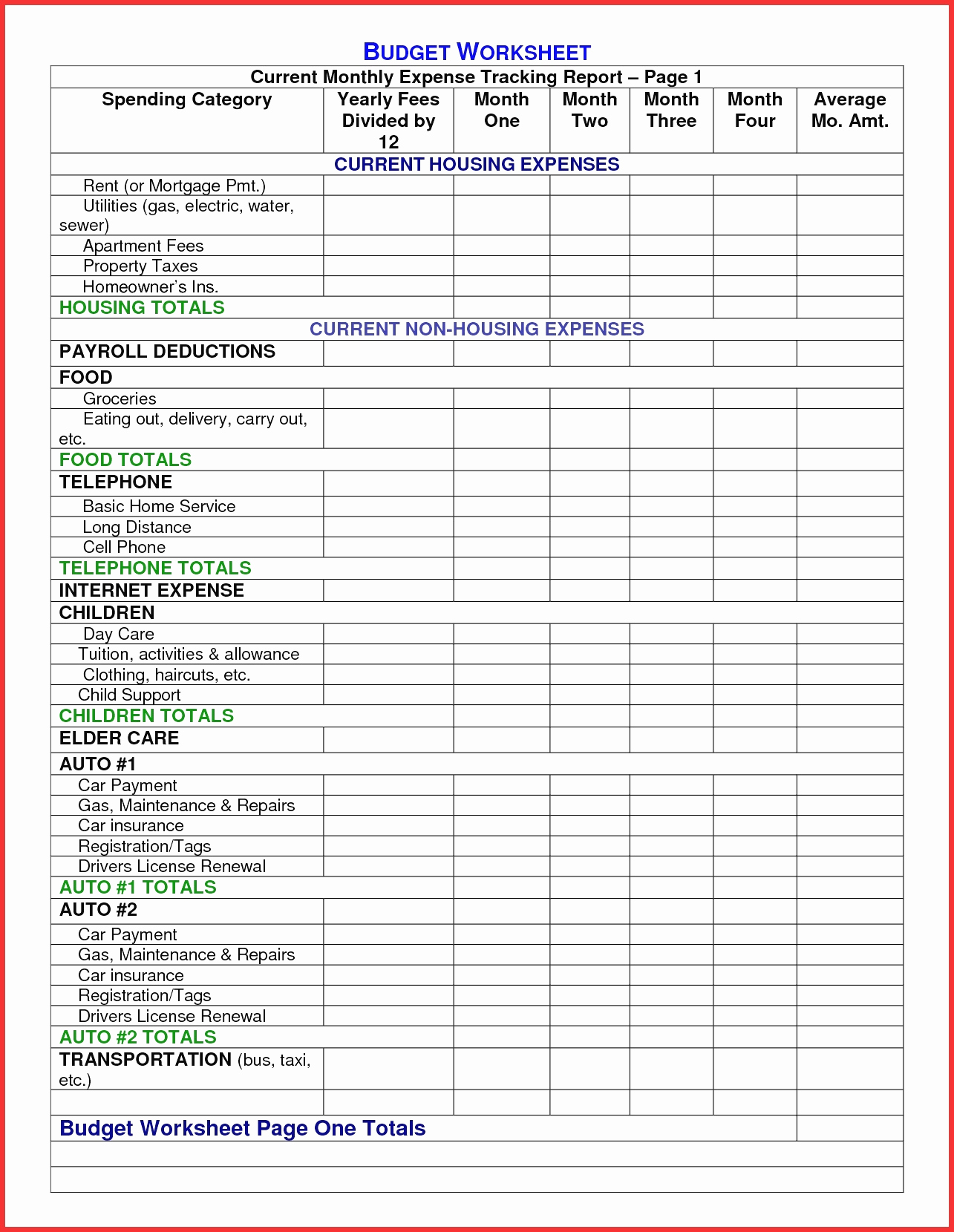 Real Estate Spreadsheet Template