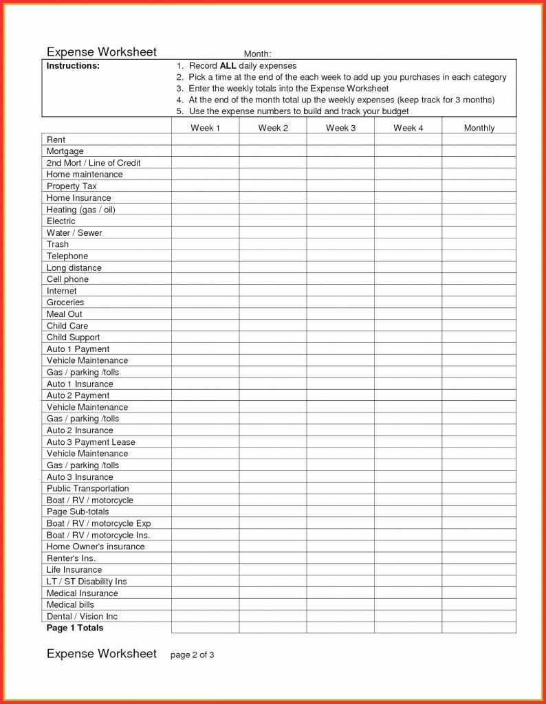 Real Estate Expenses Spreadsheet Within Real Estate Agent Expenses 