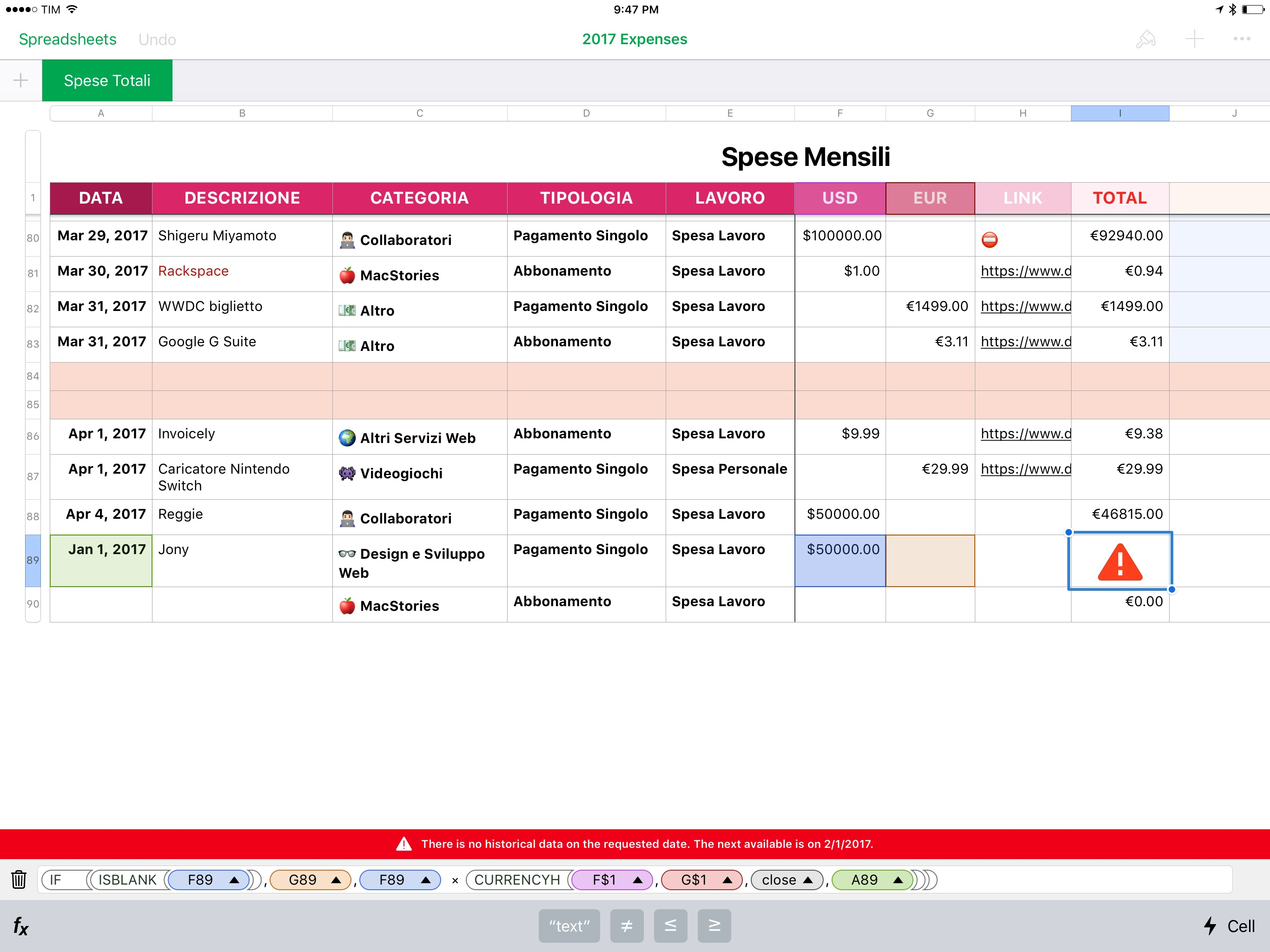 Realdata's Pro Spreadsheet Throughout Ipad Diaries: Numbers, Accounting, And Currency Conversions – Macstories