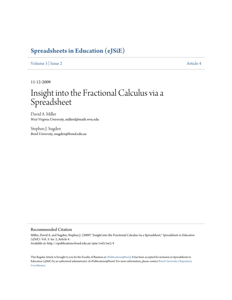 Realdata's Pro Spreadsheet With Regard To Pdf Insight Into The Fractional Calculus Via A Spreadsheet Realdata's Pro Spreadsheet With Regard To Pdf Insight Into The Fractional Calculus Via A Spreadsheet