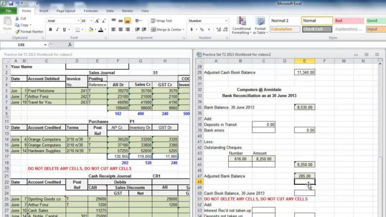 Reconciliation Excel Spreadsheet with regard to 001 Bank Reconciliation