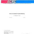 Refrigerant Tracking Spreadsheet Regarding Pdf Room Air Conditioner System Modeling