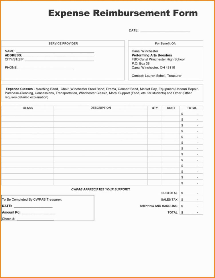 Reimbursement Spreadsheet Intended For Mileage Reimbursement Spreadsheet Awesome Business Expenses Form