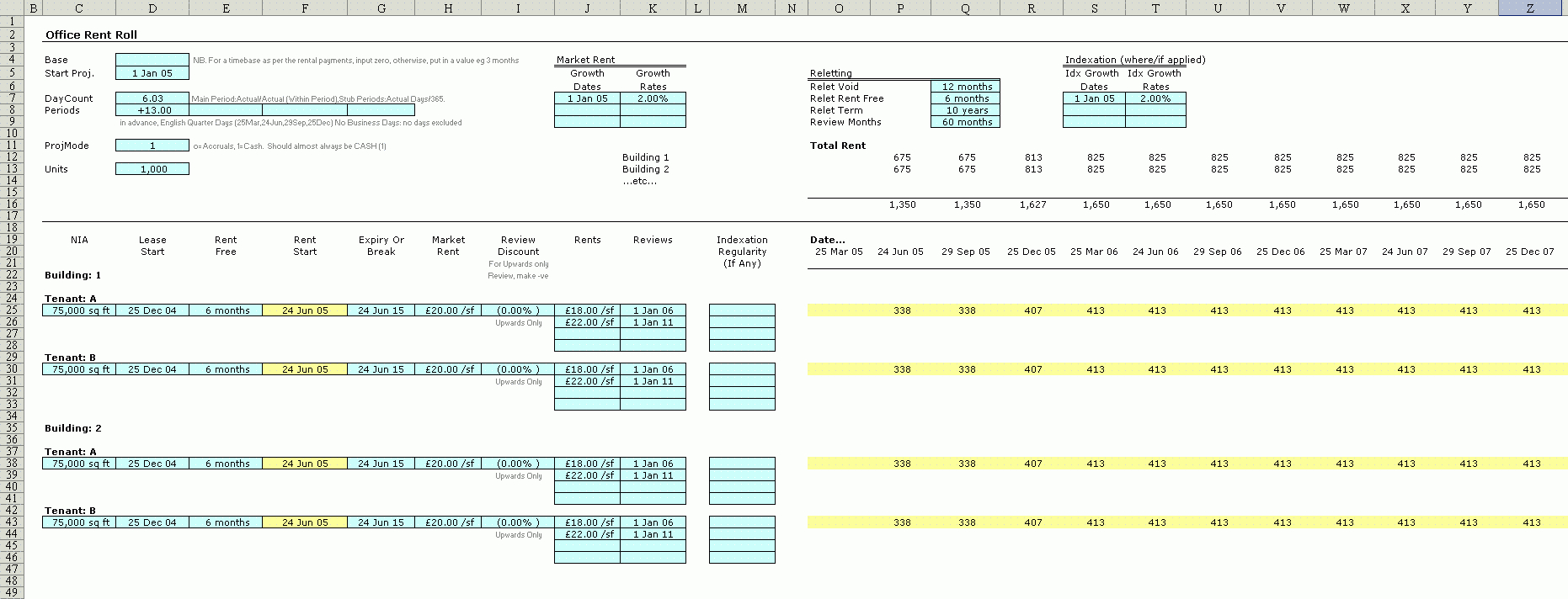 Rent Roll Excel Spreadsheet Regarding Business Functions Library For Excel
