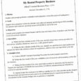 Rental Property Business Spreadsheet With Regard To Rental Property Business Plan Houses Pdf Spreadsheet House Sample