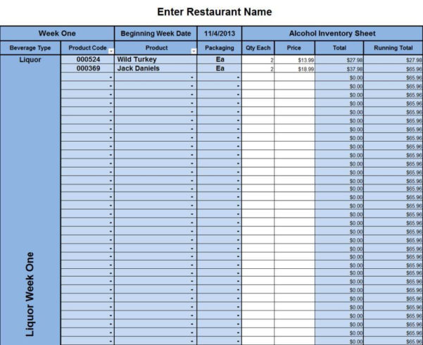 Restaurant Food Cost Spreadsheet Within Food Costing Calculator And 6074