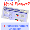Retirement Withdrawal Spreadsheet Inside Retirement Preparation Checklist [Free Pdf] With Calculator