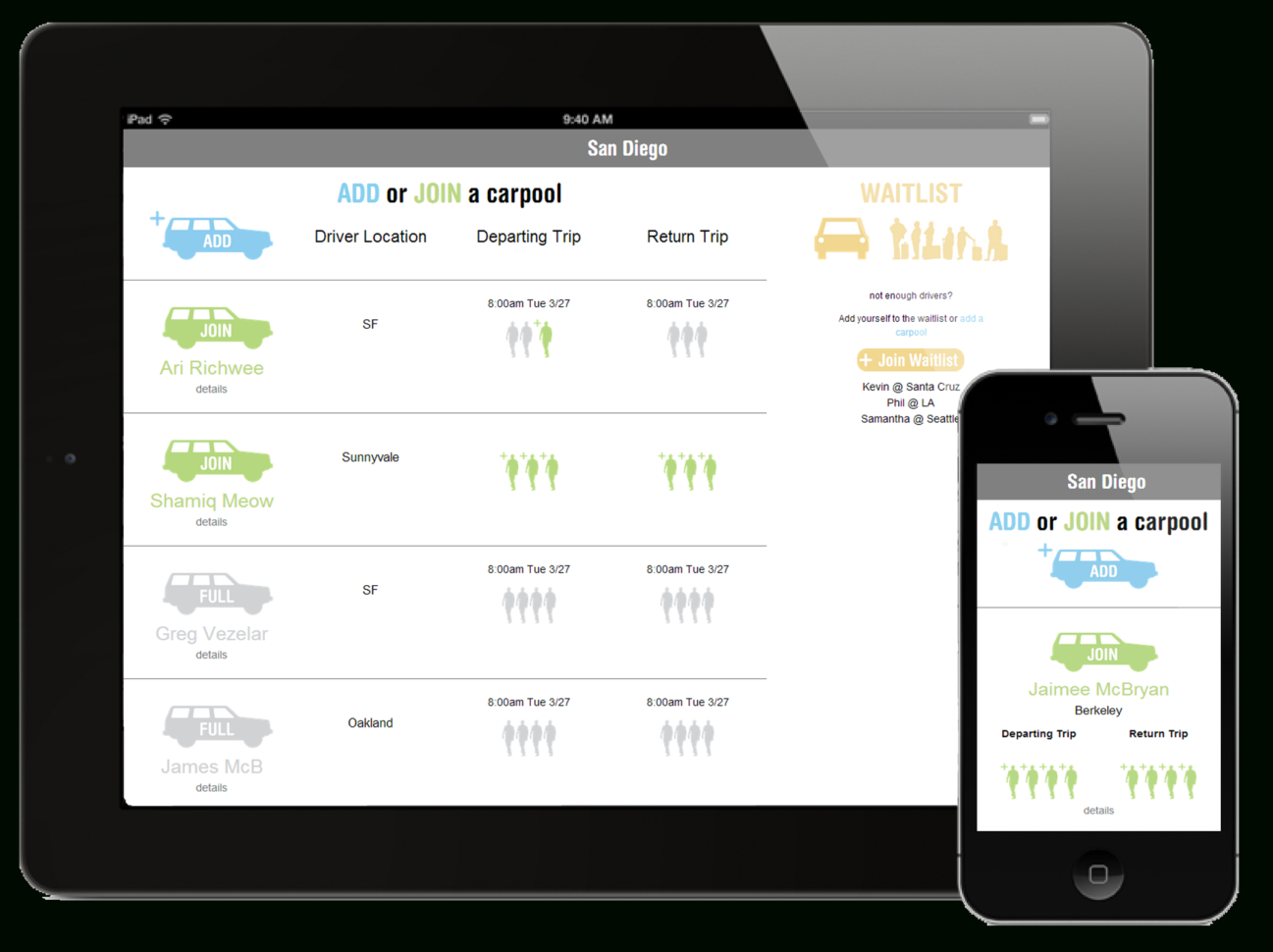 Rideshare Spreadsheet With Regard To Carpool And Ride Share Signup Sheet For Your Group.