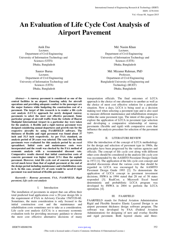 Rigid Pavement Design Spreadsheet For Pdf An Evaluation Of Life Cycle Cost Analysis Of Airport Pavement Rigid Pavement Design Spreadsheet For Pdf An Evaluation Of Life Cycle Cost Analysis Of Airport Pavement