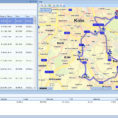 Route Planner Excel Spreadsheet Intended For Trip Planner Calculator  Kasare.annafora.co