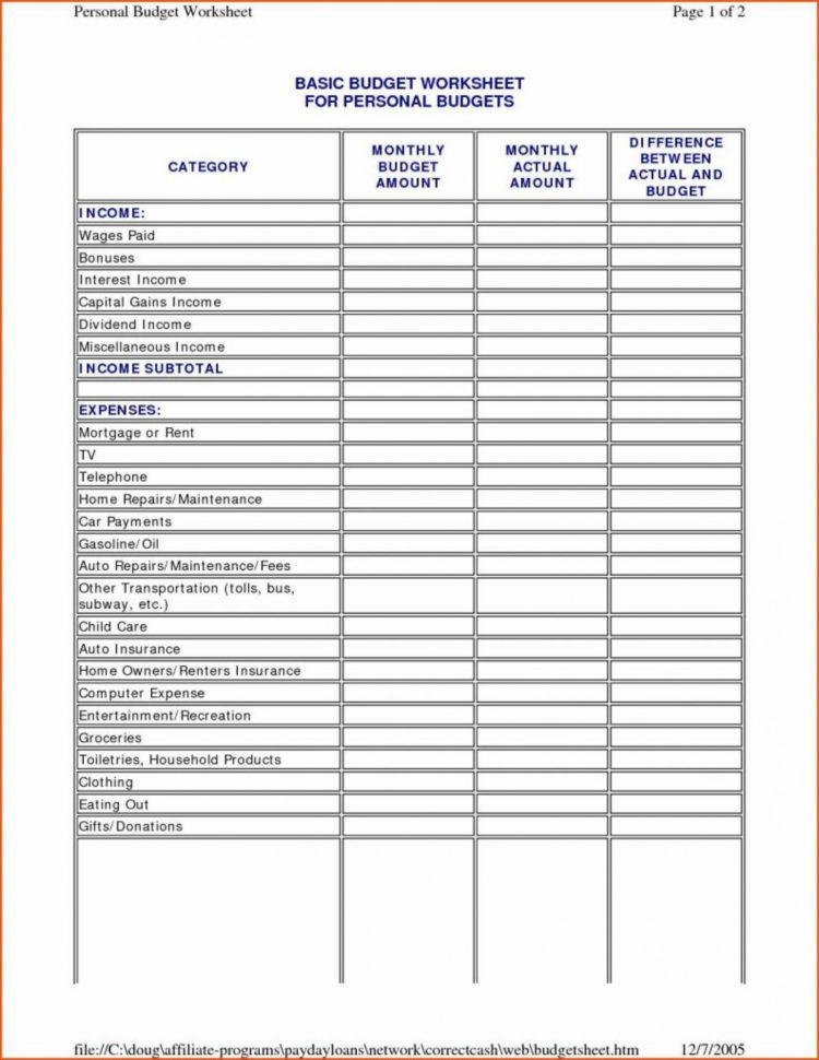 Sample Family Budget Spreadsheet For Easy Family Budget Worksheet Familyet Real Simple Household Monthly