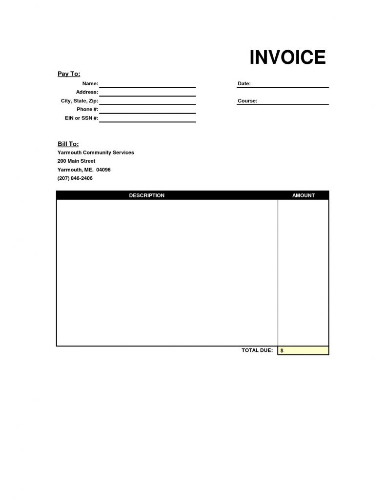 Sample Invoice Spreadsheet within Free Sample Invoice Templates Online Template Excel Simple For