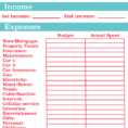 Sample School Budget Spreadsheet Throughout Sample Of A Budget Sheet Spreadsheet Template Household For Single