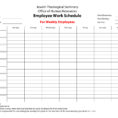 Sample Staff Schedule Spreadsheet Pertaining To Employee Schedule Template Sample  Get Sniffer