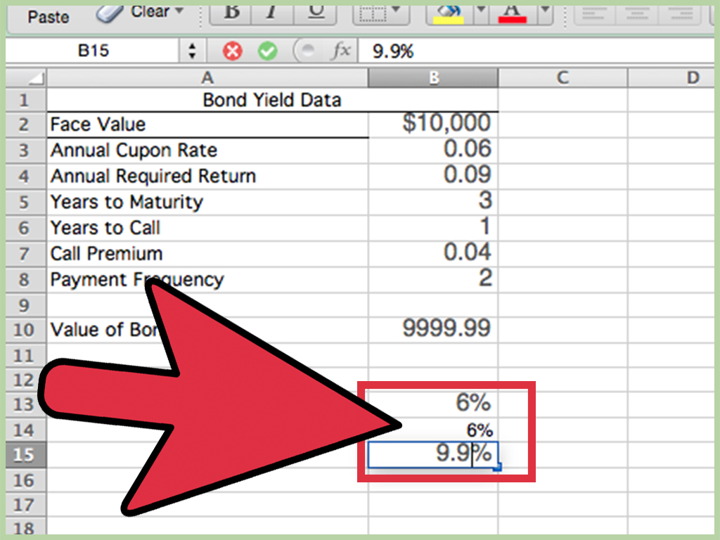 Savings Bond Spreadsheet Regarding 3 Ways To Calculate Bond Value In Excel  Wikihow
