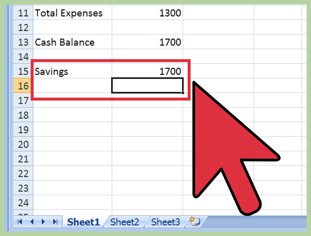 Savings Spreadsheet Pertaining To How To Create A Budget Spreadsheet: 15 Steps With Pictures