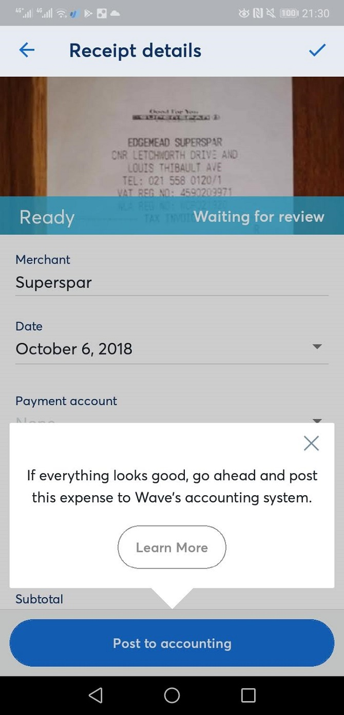how to scan receipt on walmart app