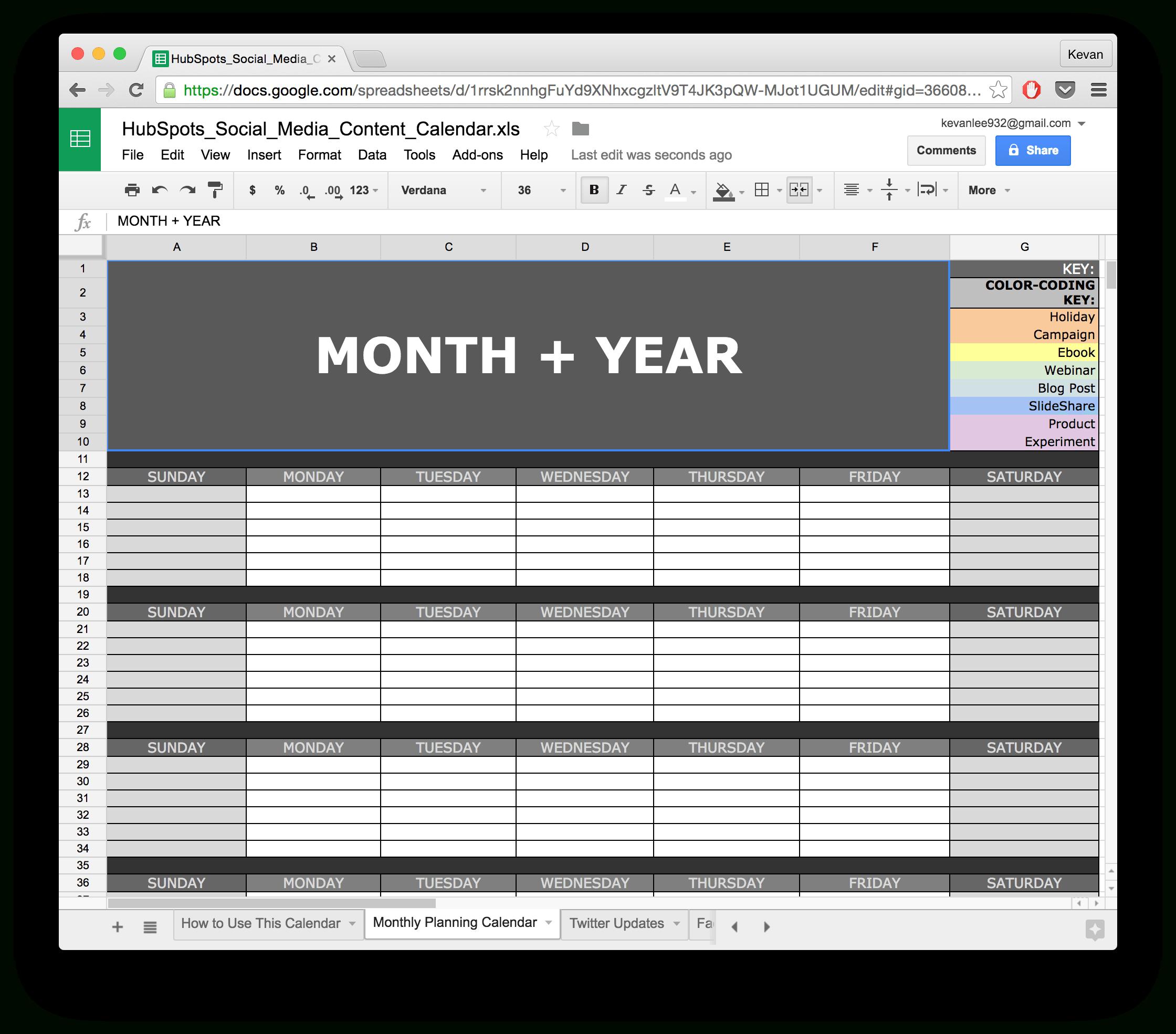 Schedule Spreadsheet Google inside 10 Readytogo Marketing Spreadsheets To Boost Your Productivity Today