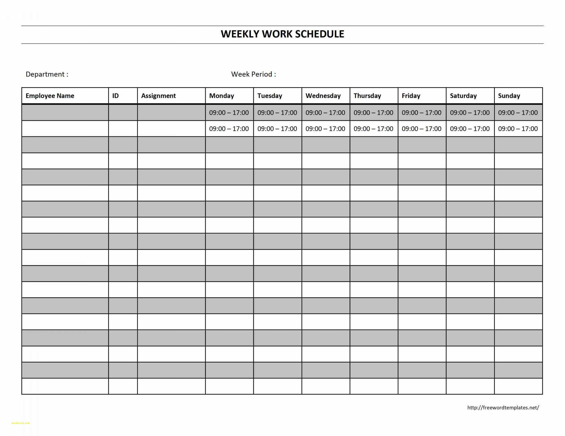 Schedule Spreadsheet Intended For Employee Work Schedule Spreadsheet 