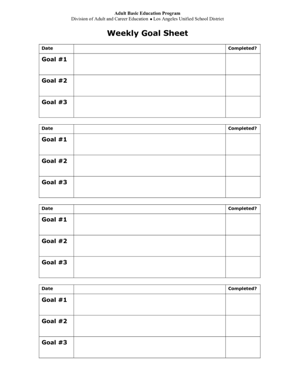 Scope Of Work Spreadsheet inside School Goal Setting Sheet Scope Of ...