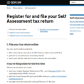 Self Assessment Tax Return Spreadsheet Template Throughout How To File Tax Return Online In The Uk  Tech Advisor