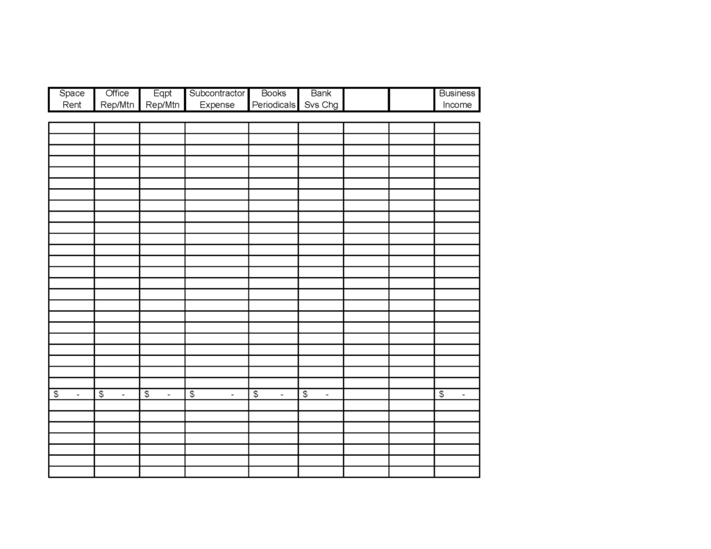 Self Employed Expense Spreadsheet With Regard To Schedule C Expenses Spreadsheet And Printables Self Employment In E