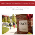 Seminary Spreadsheet 2017 Pertaining To Grace College  Seminary Academic Cataloggrace College  Issuu