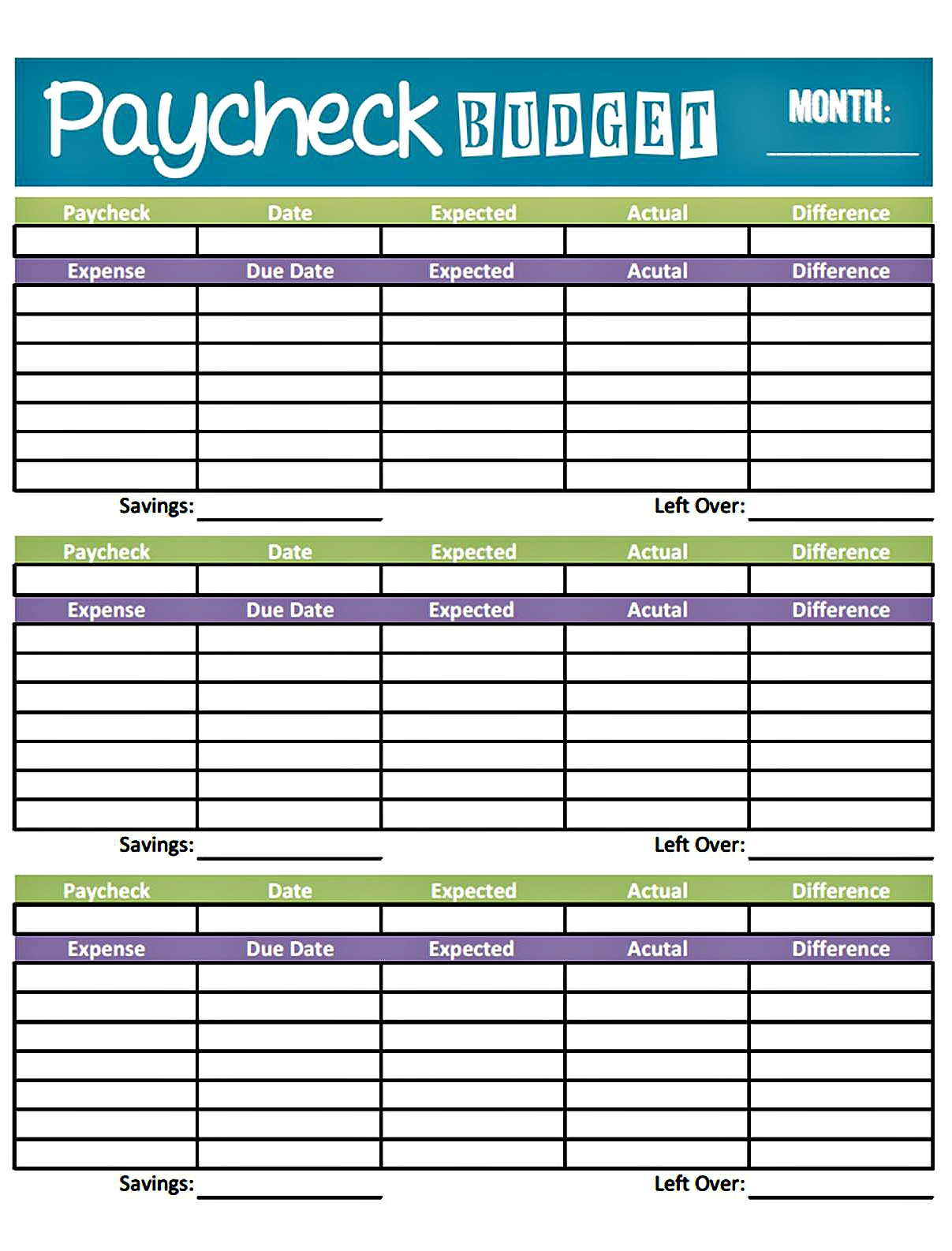 Setting Up A Budget Spreadsheet with Monthly Budget Worksheet Printable  Homebiz4U2Profit